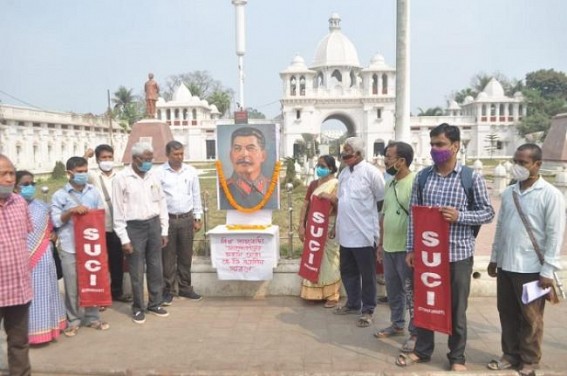 SUCI paid tribute to Stalin on his death anniversary SUCI paid tribute to Stalin on his death anniversary